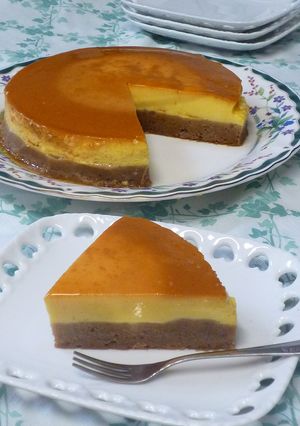 ✿トロピカーナで贅沢2層プリンケーキ✿-レシピのメイン写真