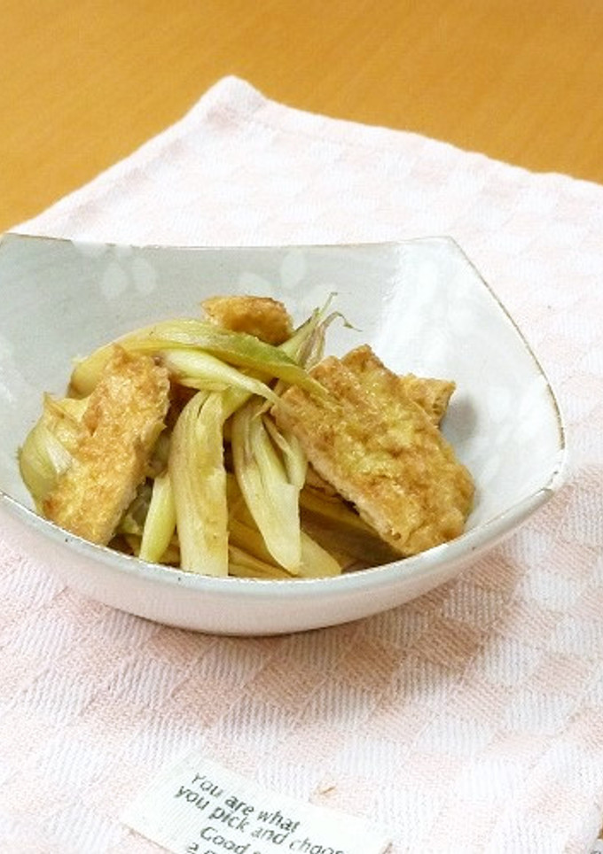 みょうがと油揚げの炒め物-レシピのメイン写真