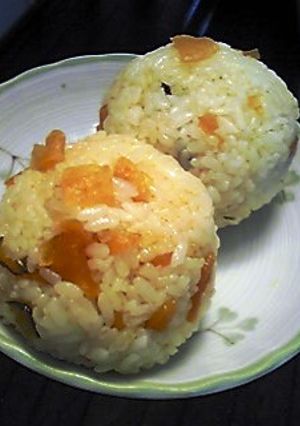 ★おかんの味ღ福神漬けおにぎり★-レシピのメイン写真