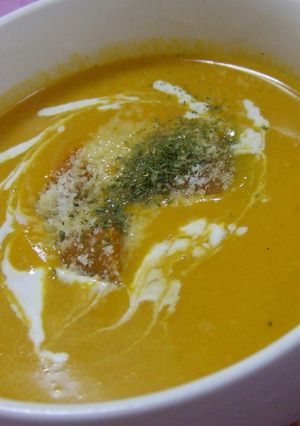 ￠★かぼちゃと粉チーズで濃厚スープ★￠-レシピのメイン写真