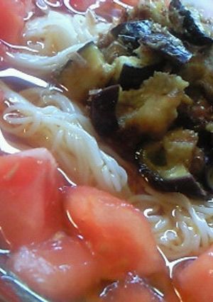 なすおかかトマトのサッパリそうめん☆-レシピのメイン写真