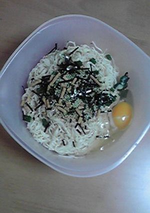 激うま！簡単！汁なしラーメン風素麺-レシピのメイン写真