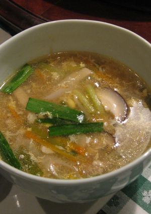 スープダイエット①酸辣湯風豚肉のスープ-レシピのメイン写真