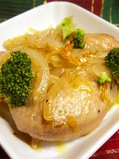 ほろ苦い✿マンゴージュースの鶏肉煮込-レシピのメイン写真