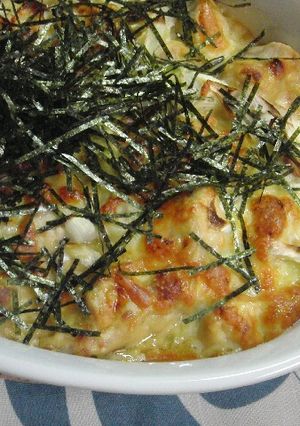 ♡鶏ムネ肉とネギの豆乳味噌グラタン♡　-レシピのメイン写真
