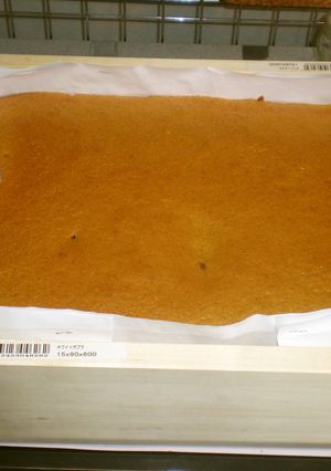 木枠で焼いた本格黒糖カステラ-レシピのメイン写真
