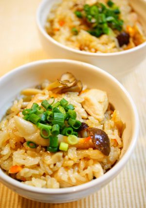 ✿バター風味♡鶏ときのこの炊き込みご飯✿-レシピのメイン写真
