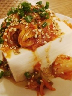 超簡単♪キムチ冷奴-レシピのメイン写真