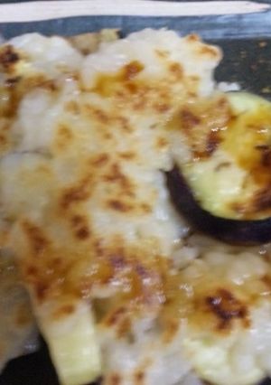 簡単!茄子とご飯のお焼き-レシピのメイン写真