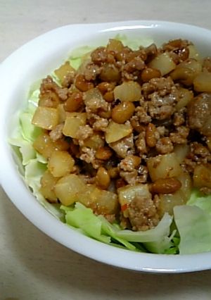 大根と納豆のピリ辛肉みそ☆-レシピのメイン写真