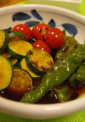 夏野菜の焼き浸し☆柚子胡椒風味-レシピのメイン写真