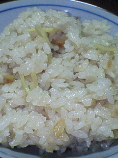 あっさり。生姜ご飯-レシピのメイン写真