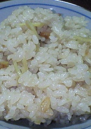 あっさり。生姜ご飯-レシピのメイン写真