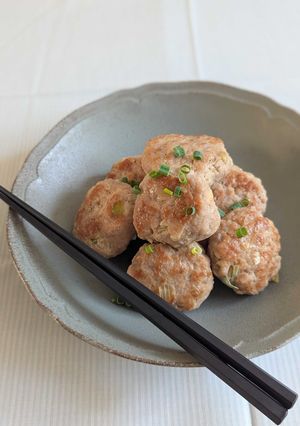油揚げでボリュームUP！柔らか豚つくね-レシピのメイン写真