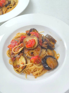 茄子とトマトの和風パスタ-レシピのメイン写真