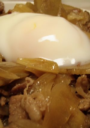 温玉のせ牛丼-レシピのメイン写真