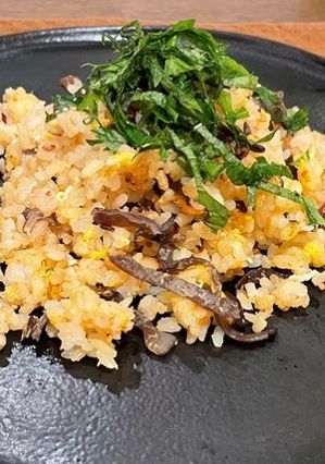 きくらげと鮭の和風焼き飯-レシピのメイン写真