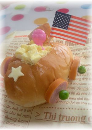お弁当やパーティーに☆パンＤＥくるま♪-レシピのメイン写真
