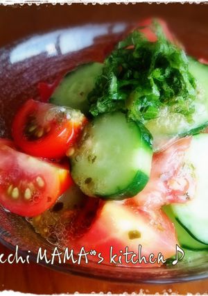 簡単☆トマトのとろとろ和え♪-レシピのメイン写真