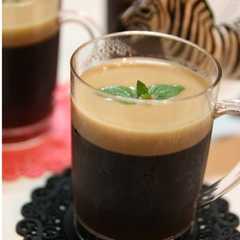 รูปของ コーヒーゼリーonモカソース