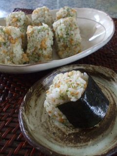 天むす風味なおにぎり-レシピのメイン写真
