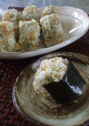 天むす風味なおにぎり-レシピのメイン写真