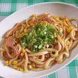 ベーコンとコーンの✿バタ焼きうどん