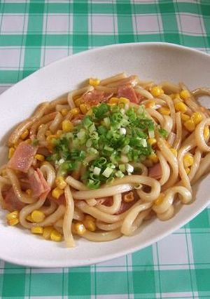 ベーコンとコーンの✿バタ焼きうどん-レシピのメイン写真