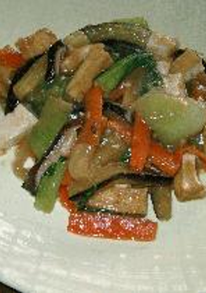 厚揚げと野菜のオイスターソース炒め-レシピのメイン写真