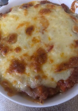 簡単時短ミートソースのポテトグラタン😋-レシピのメイン写真