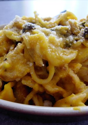 濃厚うまうまかぼちゃのクリームパスタ♪-レシピのメイン写真