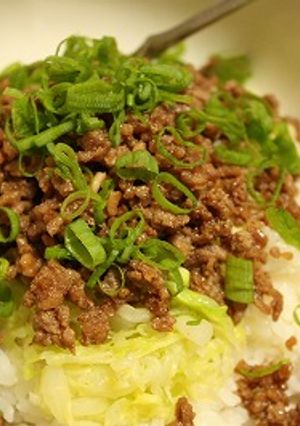 豚肉のそぼろのっけ丼-レシピのメイン写真