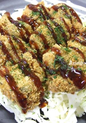 ☆お好み焼き風！やわらかチキンカツ-レシピのメイン写真