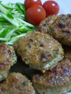 大葉たっぷり 鶏のつくね照焼き-レシピのメイン写真