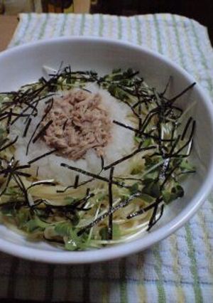 簡単お手軽！和風ツナおろしパスタ-レシピのメイン写真