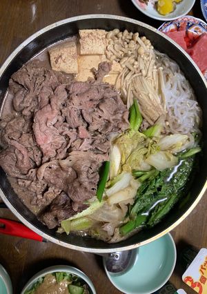 レンジ簡単すき焼き割り下-レシピのメイン写真