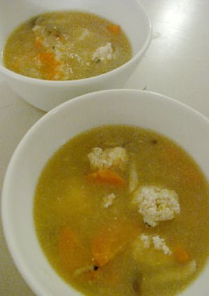 ホッとする味☆鶏つみれとおろしの味噌汁-レシピのメイン写真
