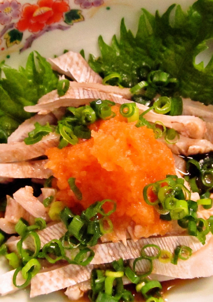 海鮮！マグロの皮の湯引き-レシピのメイン写真