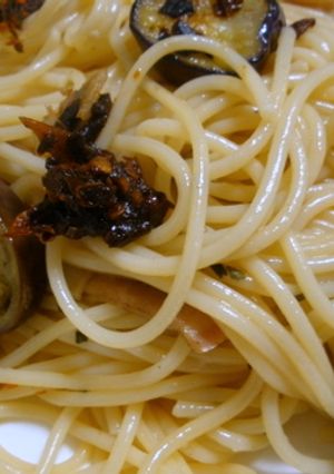 ドライトマトとナスとベーコンのパスタ-レシピのメイン写真