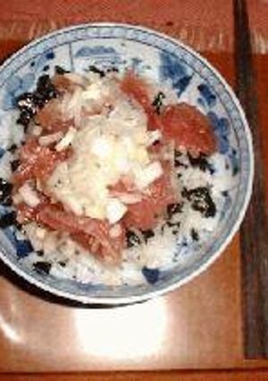■マグロの中落ちのヅケ丼■-レシピのメイン写真