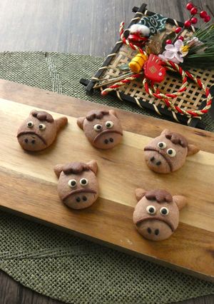 型なし！馬のデコクッキー-レシピのメイン写真