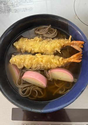 我家の簡単年越し蕎麦-レシピのメイン写真