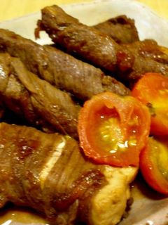 牛肉の茄子巻き 照り焼き風味-レシピのメイン写真