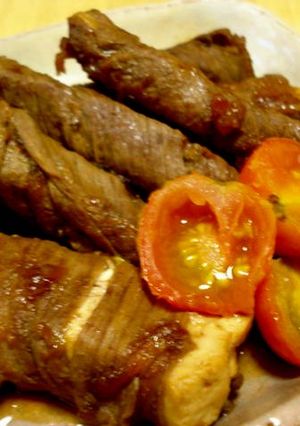 牛肉の茄子巻き　照り焼き風味-レシピのメイン写真