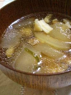 鶏肉と冬瓜の和風スープ-レシピのメイン写真