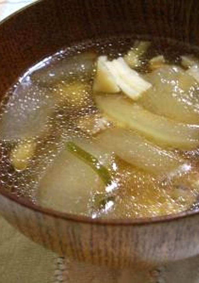 鶏肉と冬瓜の和風スープ-レシピのメイン写真