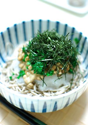 ネバネバだけどサッパリ☆冷やし納豆蕎麦-レシピのメイン写真