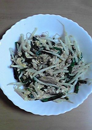 激安おかず☆にらもやたまごのマヨ炒め-レシピのメイン写真