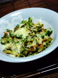 ゴーヤとおかかのチーズ焼き②-レシピのメイン写真