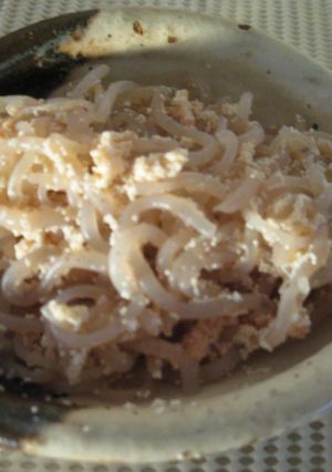 こんにゃくとタラコの煮物？炒め物？-レシピのメイン写真